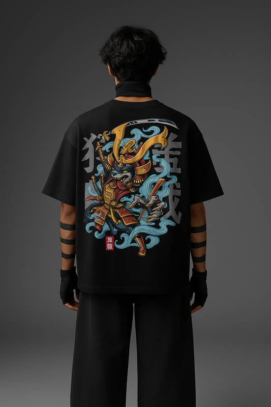 SAMURAI | BLACK | OVERSIZED T-SHIRT