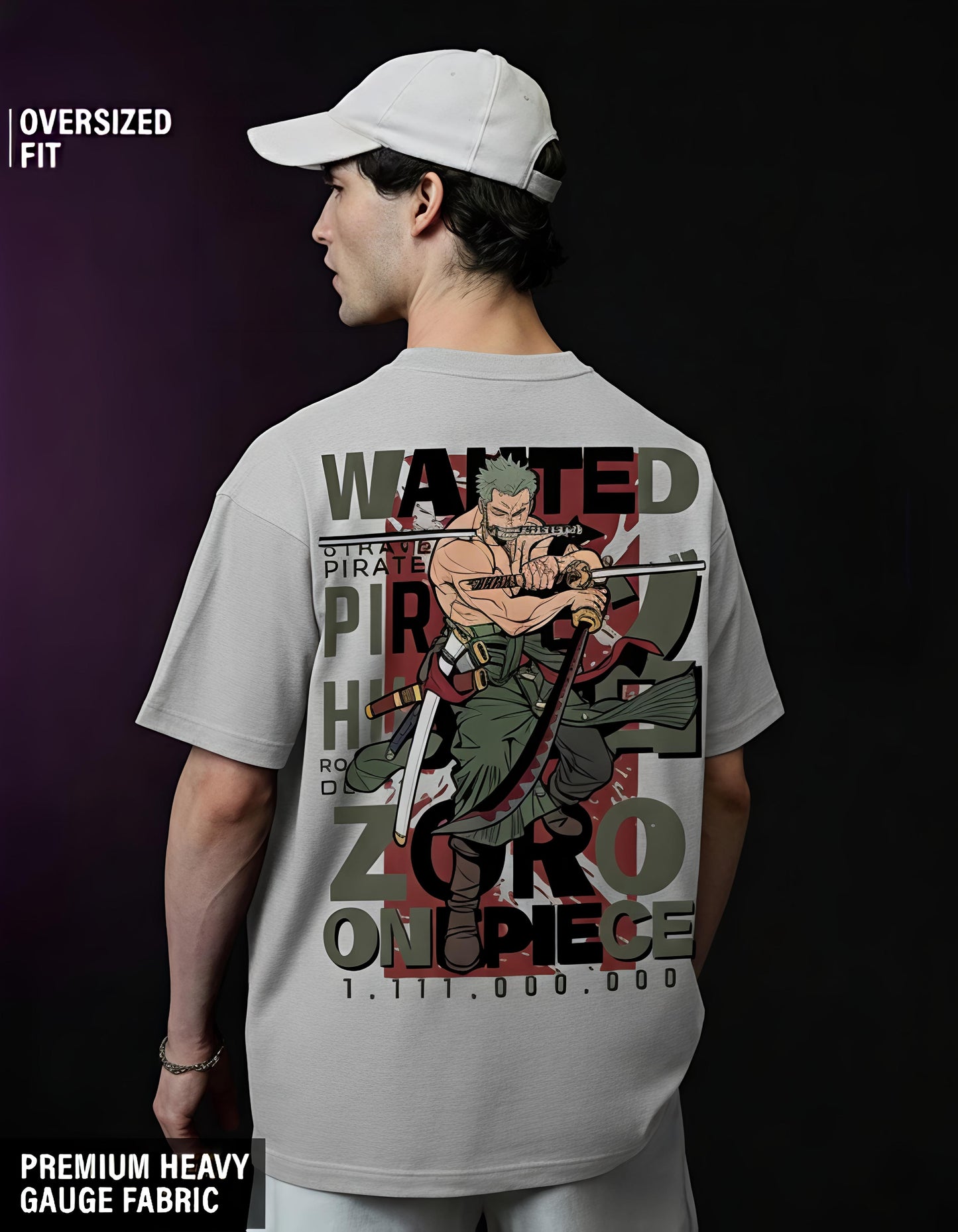 ZORO | ONE PIECE INSPIRED | ANIME OVERSIZED TSHIRT